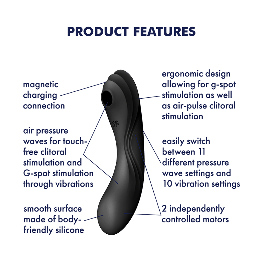 Satisfyer - Curvy Trinity 4 - Nero