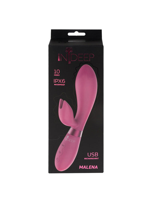 Lola Games - Vibratore Rabbit Ricaricabile Malena - Magenta