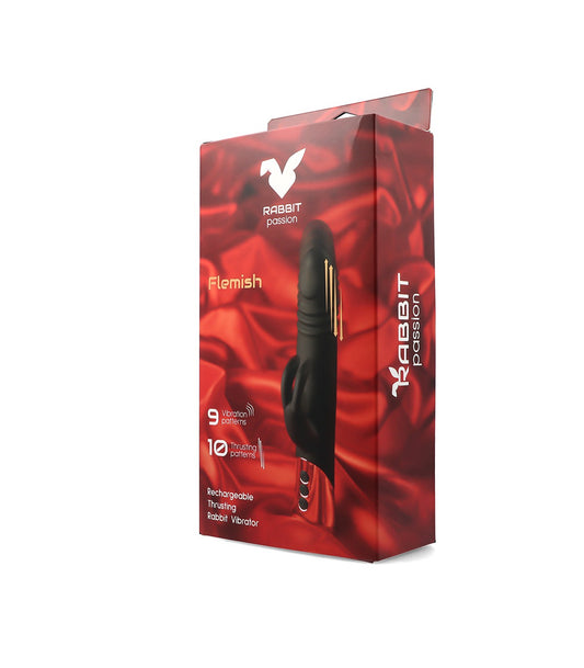 VIBRATORE CONIGLIO ROTANTE RICARICABILE FLEMISH