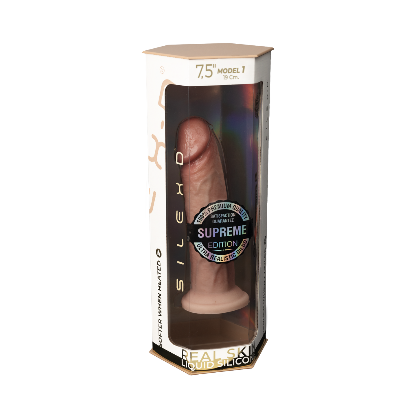 SilexD - Dildo Premium Real Skin Model 2 - 7,5"