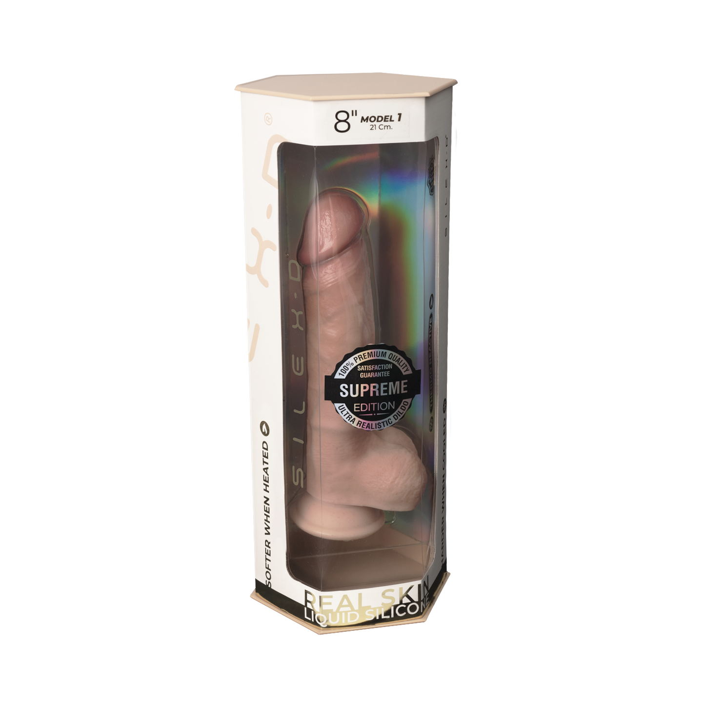 Silexd - Dildo Premium Real Skin Model 1 - 8"