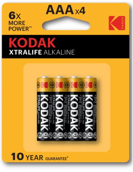 Kodak XTRALIFE Alk AAA 10x4 assort
