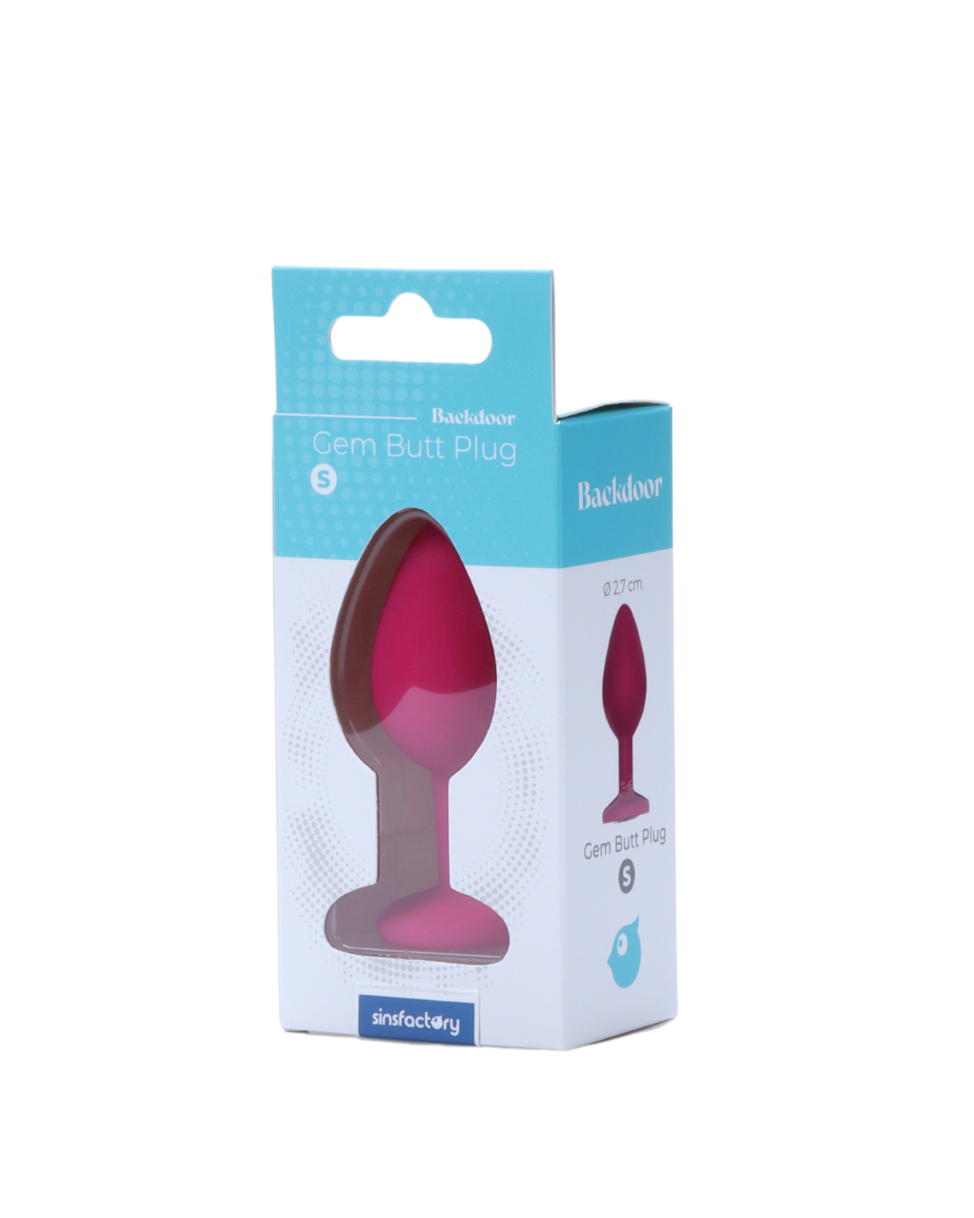 SinsFactory - Gem Butt Plug - S - Fucsia