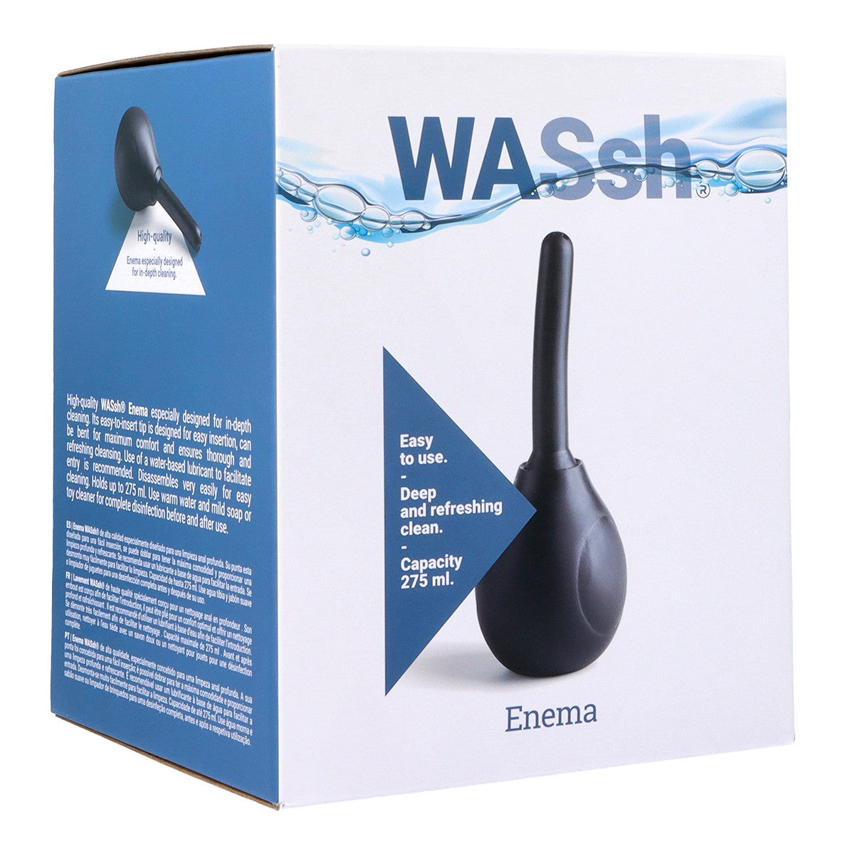 CLISTERE ANALE NERO PER LA PULIZIA 275 ML