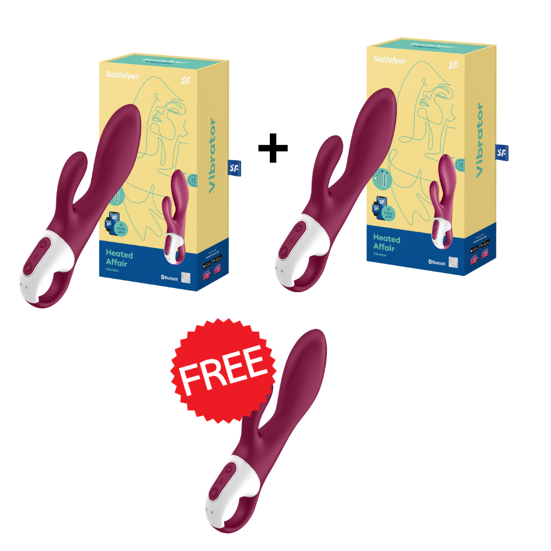 PROMO 2+1 Tester Omaggio - Satisfyer - Heated Affair - Bordeaux