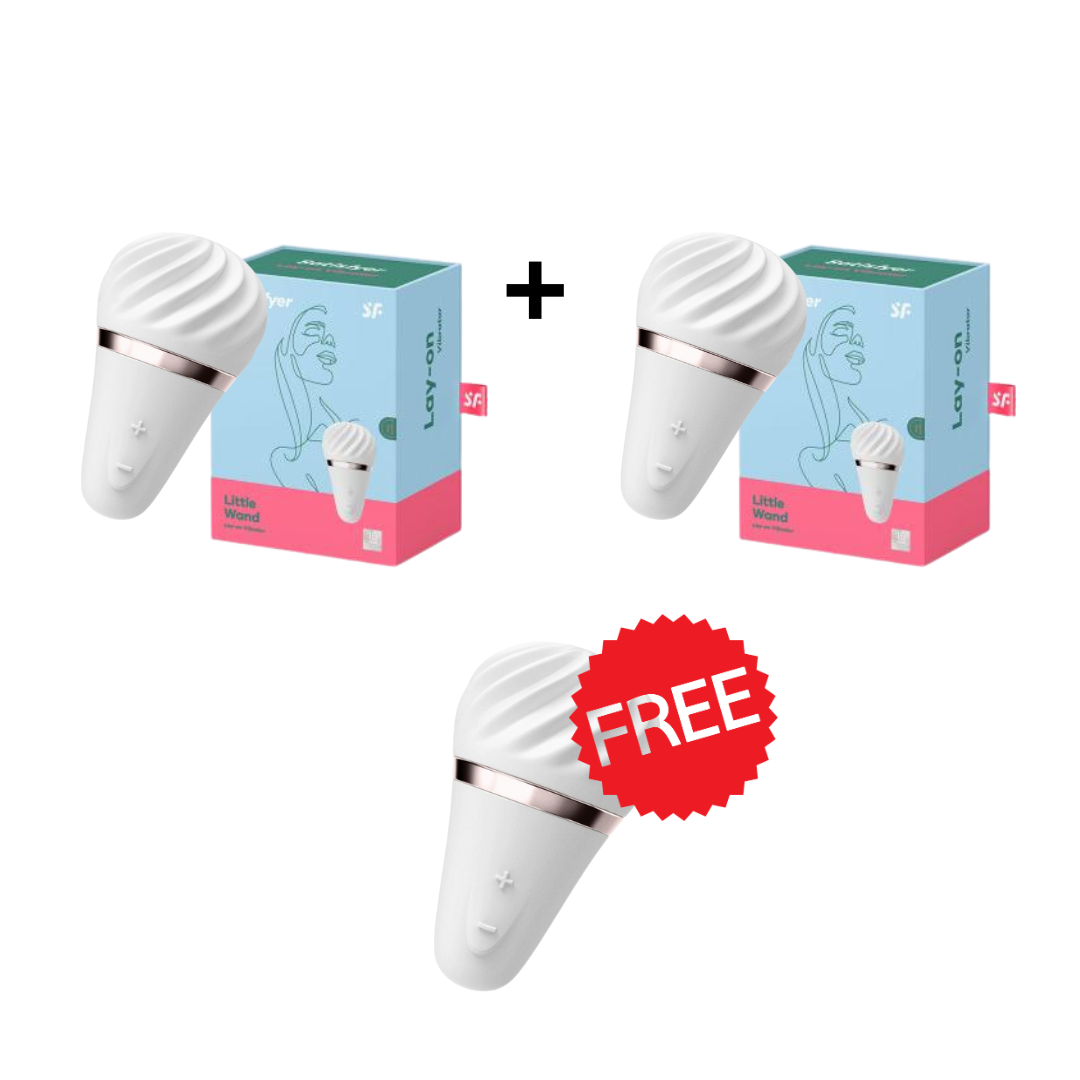 PROMO 2+1 Tester Omaggio - Satisfyer - Little Wand - Bianco