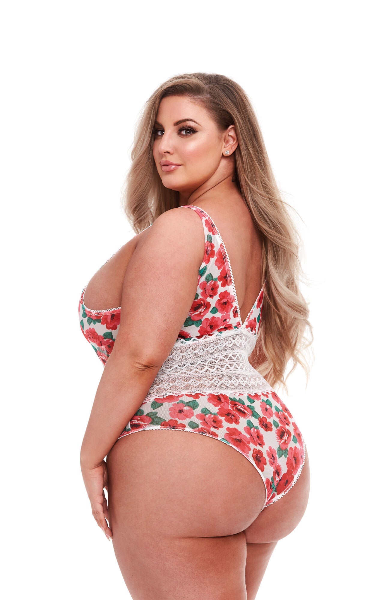 TEDDY BIANCO FLOREALE E PIZZO, QS