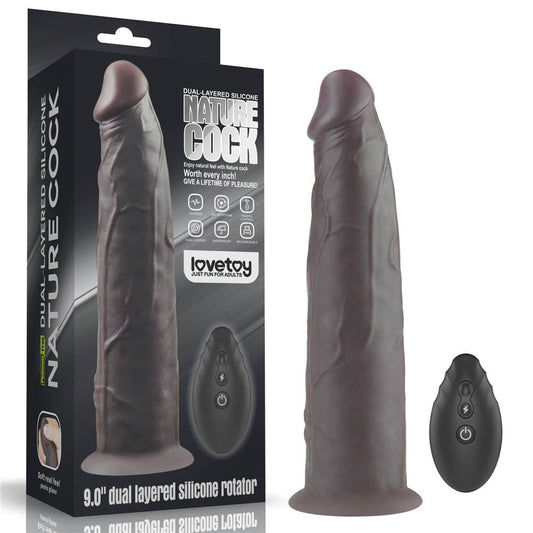 Rotatore in silicone a doppio strato da 9'', marrone