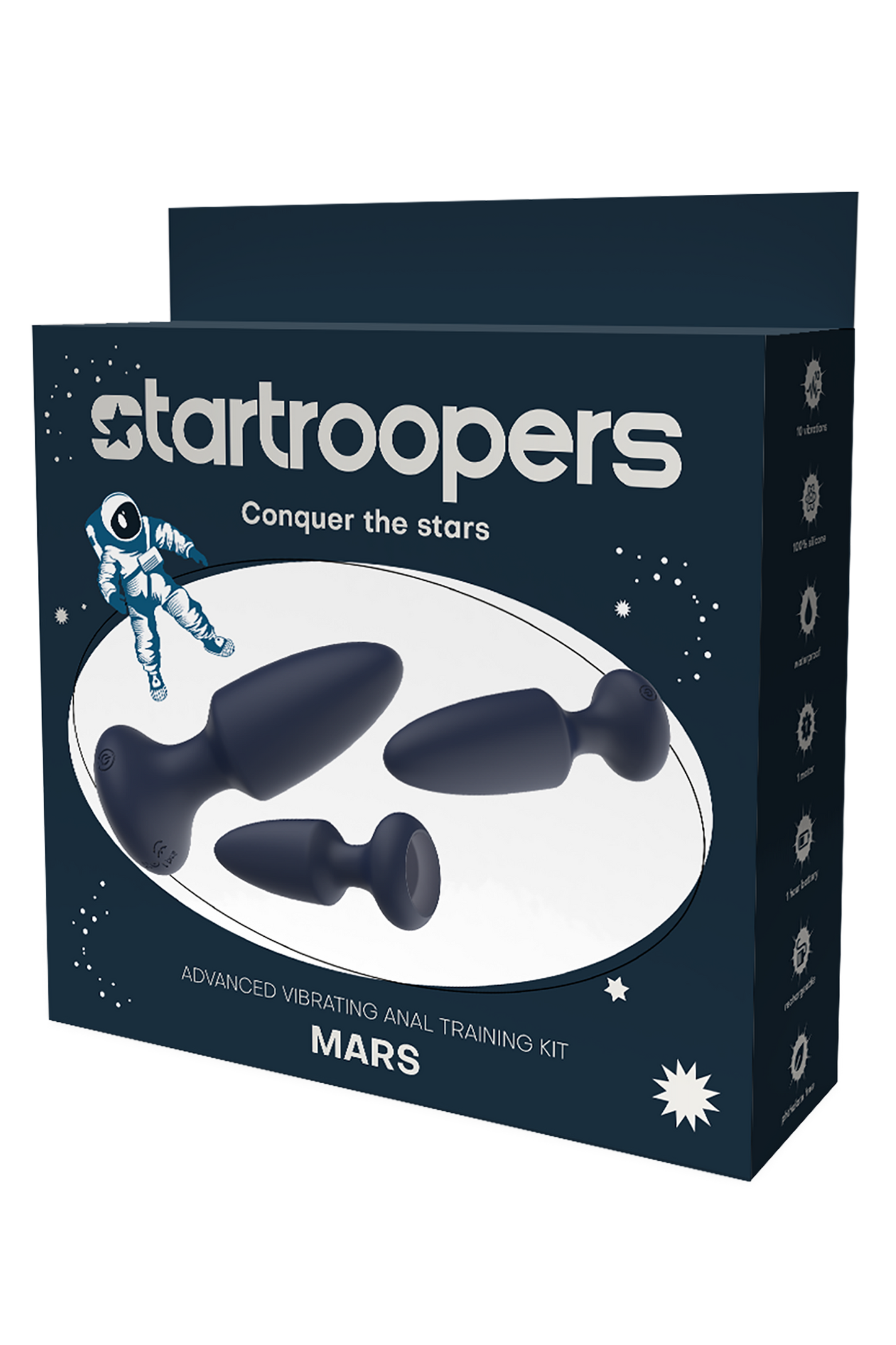 KIT DI ALLENAMENTO ANALE VIBRANTE AVANZATO STARTROOPERS MARS