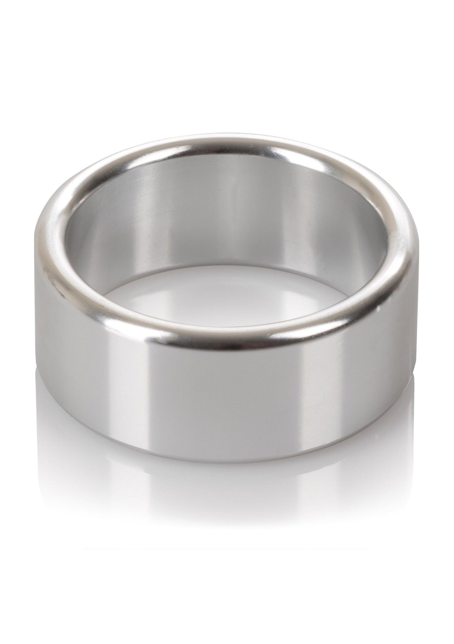 Anello metallico in lega argento medio