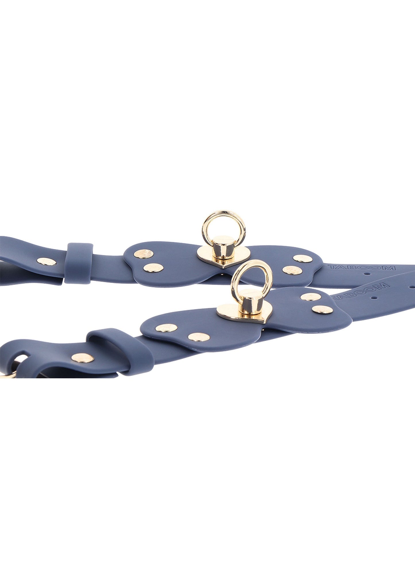 Set di polsini in silicone blu