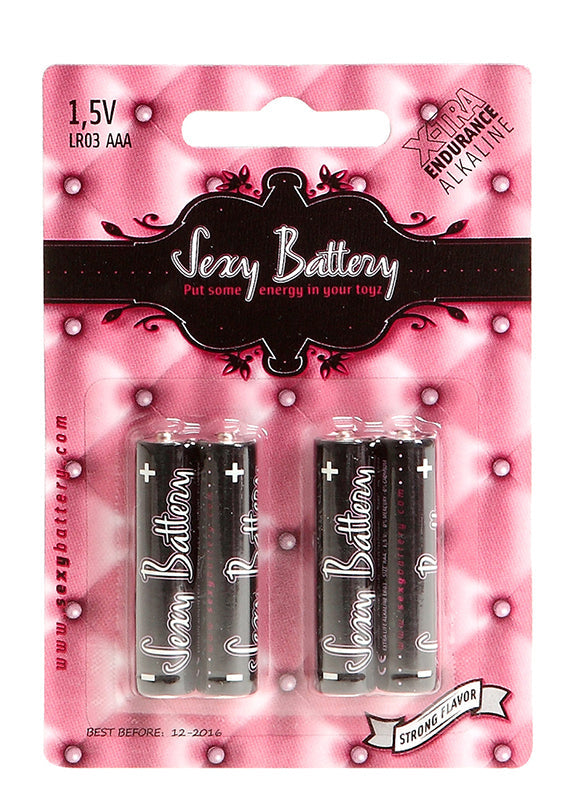 BATTERIA SEXY ALCALINE 4 PEZZI BLISTER AAA