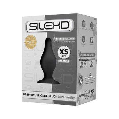 Silexd - Premium Silicone Plug Taglia XS - Nero