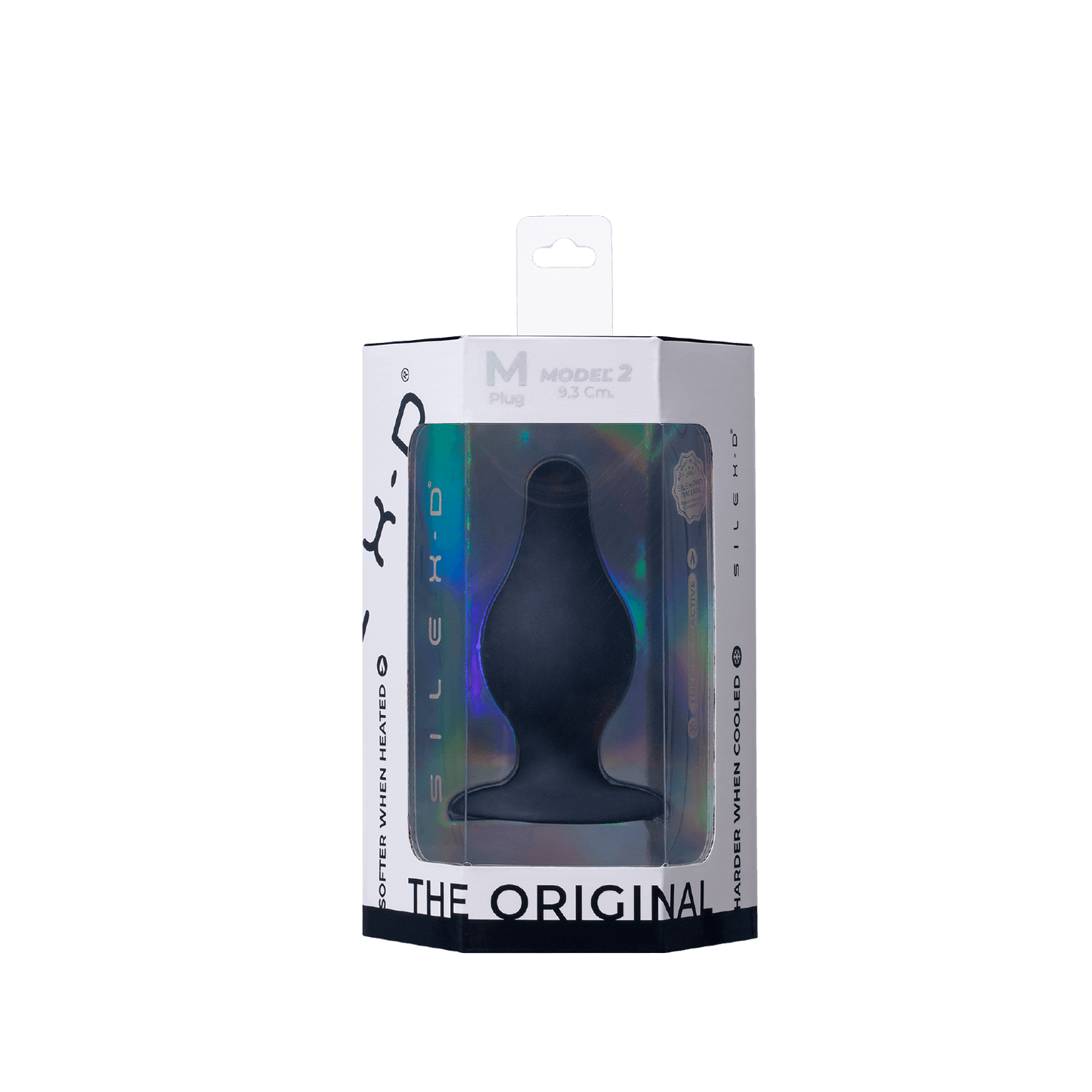Silexd - Premium Silicone Plug Taglia M - Nero