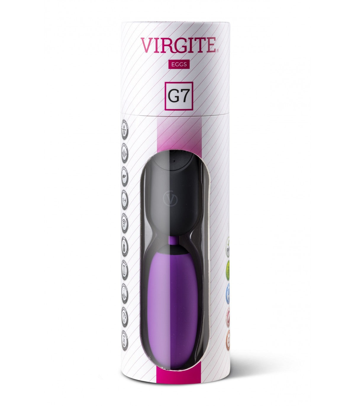 G7 UOVO VIBRANTE VIOLA RICARICABILE
