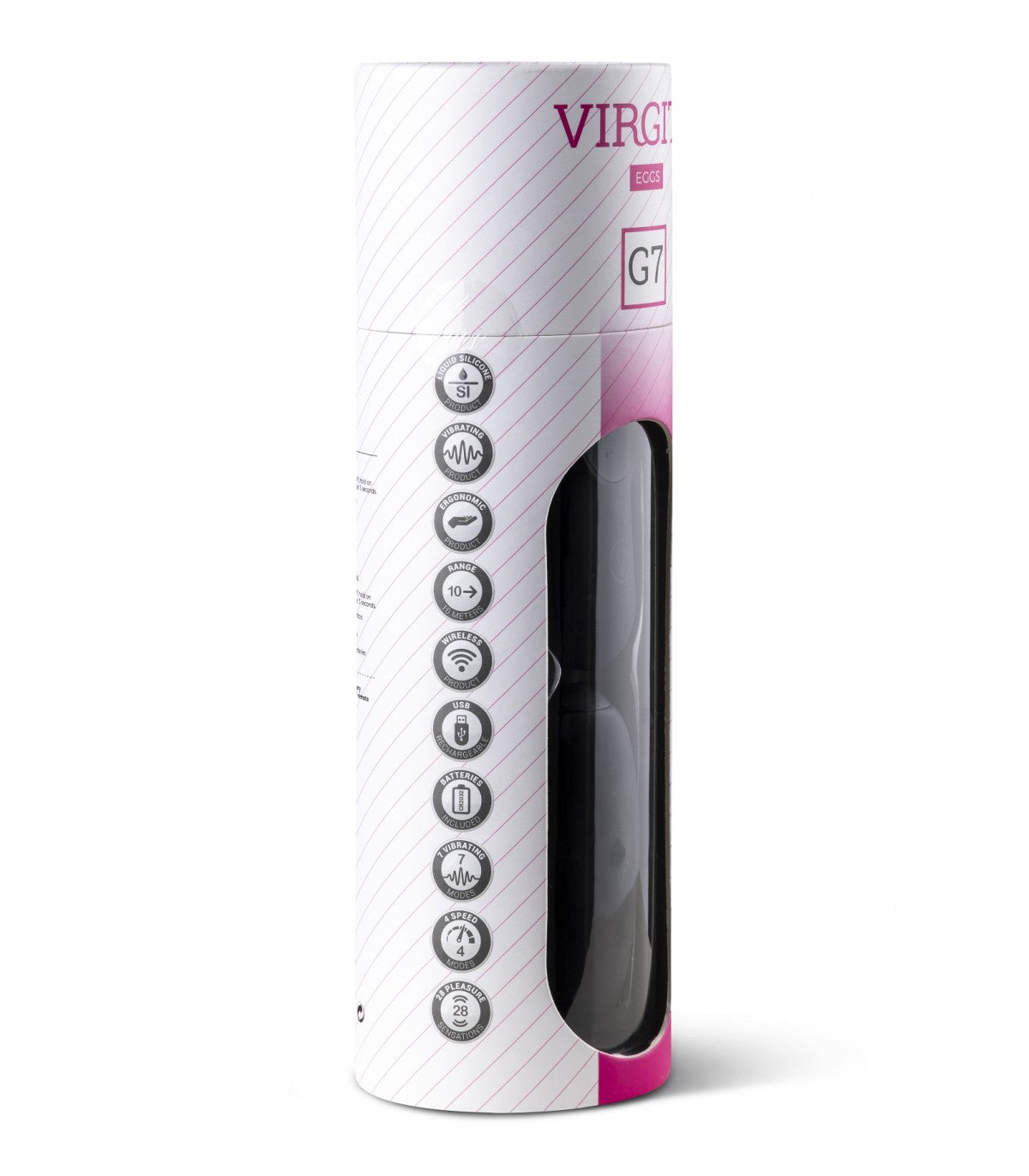 VIBRATORE EGG G7 RICARICABILE NERO