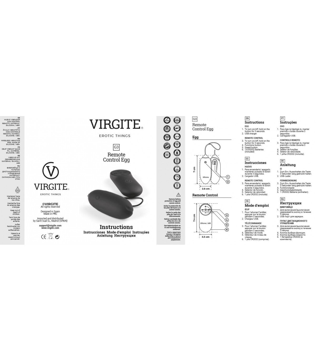 G3 UOVO VIBRANTE RICARICABILE BLACK EDITION