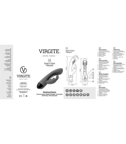 VIBRATORE RICARICABILE V6 BLU