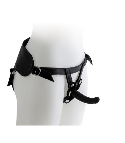 IMBRACATURA CON SET DILDO NERI TAGLIE S / M / L