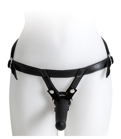 IMBRACATURA CON SET DILDO NERI TAGLIE S / M / L