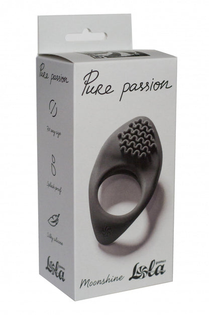 Lola Games - Anello Fallico Vibrante Moonshine - Nero