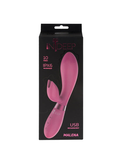 Lola Games - Vibratore Rabbit Ricaricabile Malena - Magenta