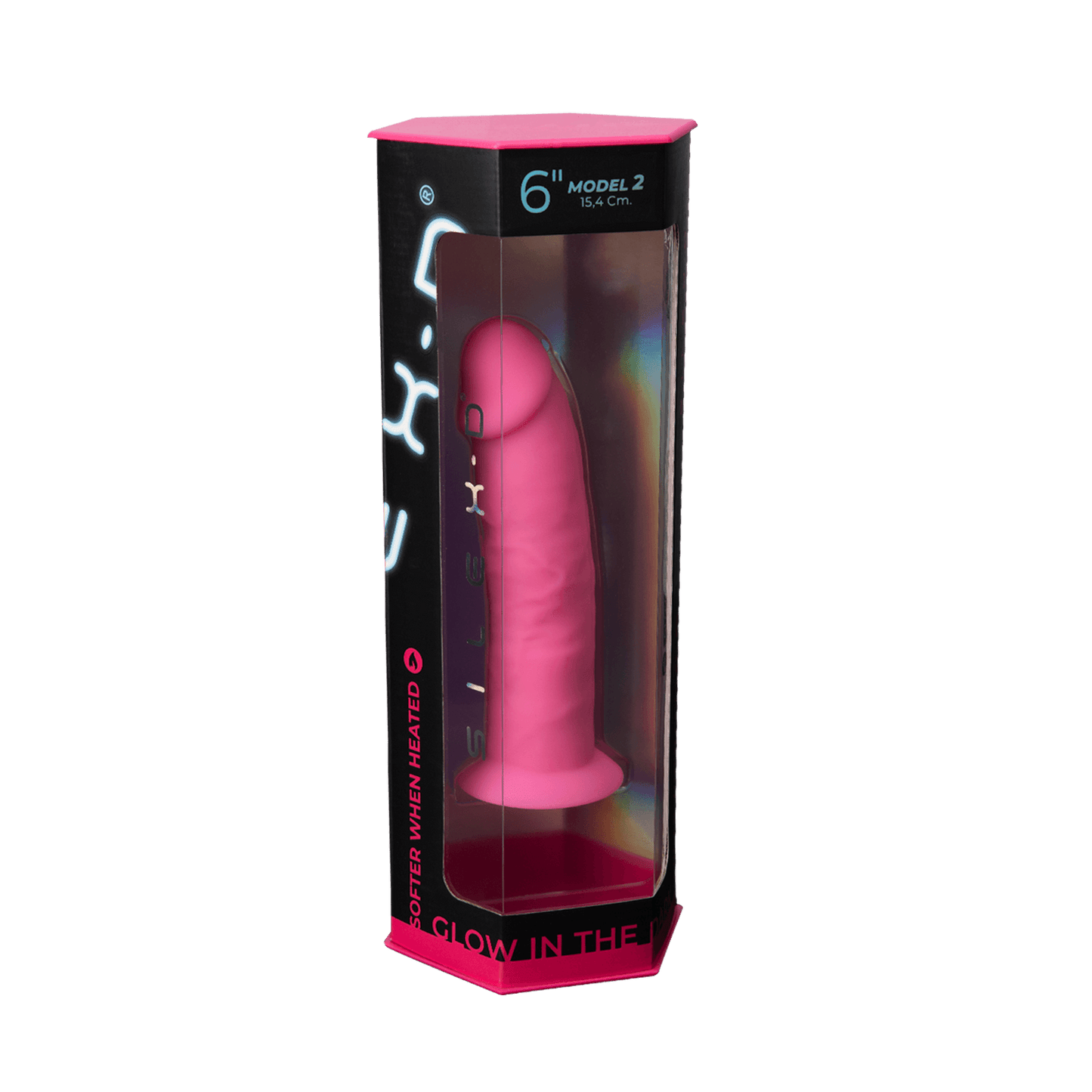Silexd - Dildo Premium Silicone Mod.2 6'' - Glow in the Dark