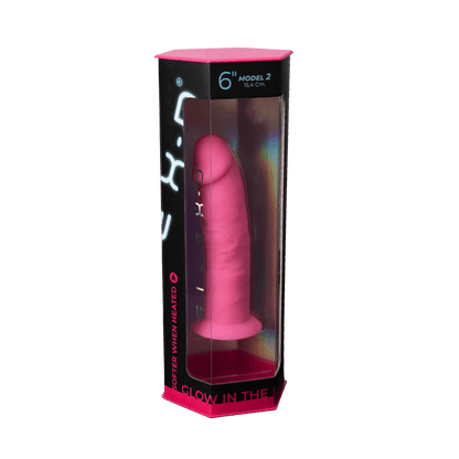 Silexd - Dildo Premium Silicone Mod.2 6'' - Glow in the Dark