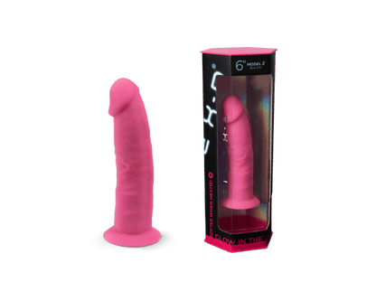 Silexd - Dildo Premium Silicone Mod.2 6'' - Glow in the Dark