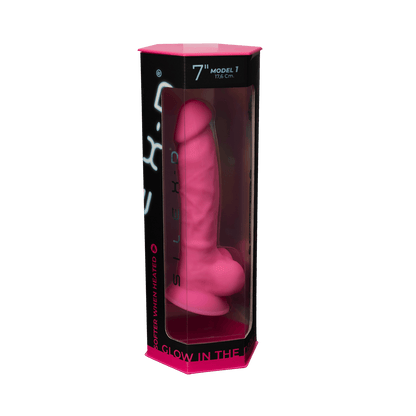 Silexd - Dildo Premium Silicone Mod.1 7'' - Glow in the Dark