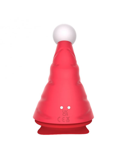 Vibratore Punto G Cappello Natalizio con Stimolatore Clitorideo