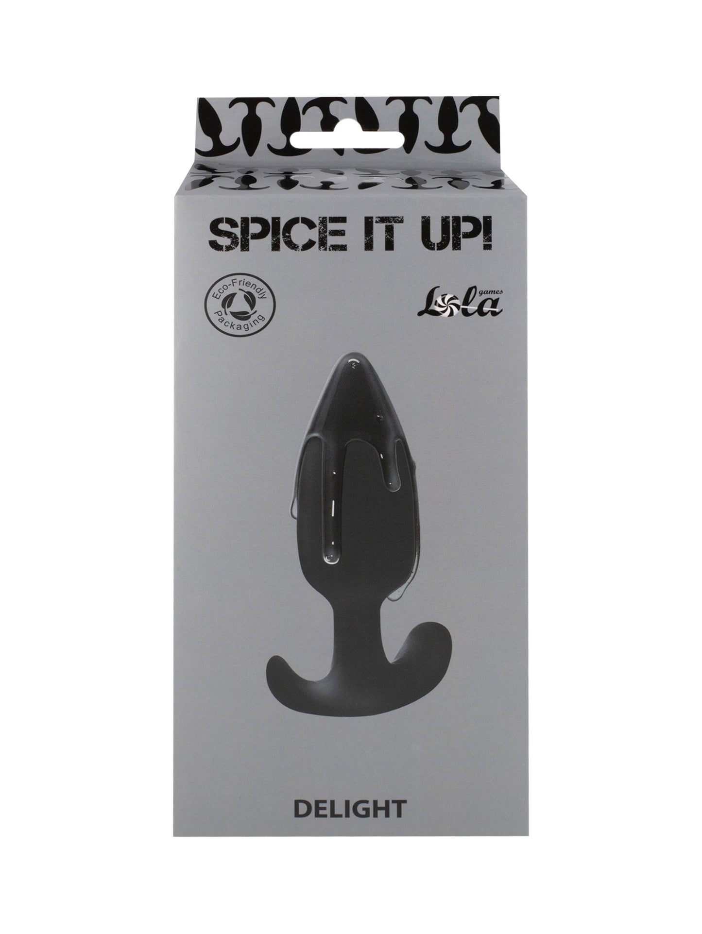 Lola Games -  Plug Anale con Pallina in Metallo Delight - Nero