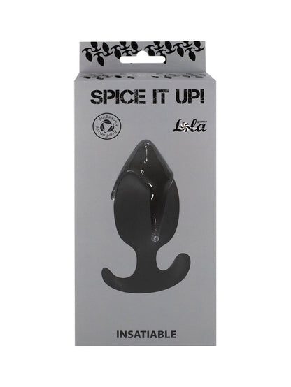 Lola Games - Plug Anale con Pallina in Metallo Insatiable - Nero
