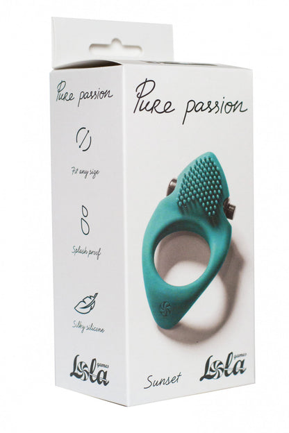 Lola Games - Anello Fallico Vibrante Sunset - Blu