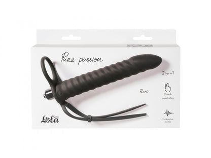 Lola Games - Dildo per Doppia Penetrazione Rori - Nero