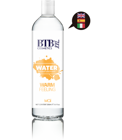 BTB Cosmetics - Lubrificante Base Acqua Effetto Riscaldante - 250 ml