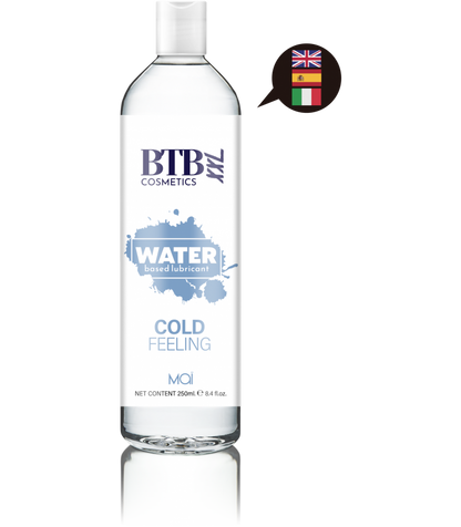 BTB Cosmetics - Lubrificante Base Acqua Effetto Freddo - 250 ml