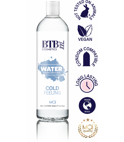 BTB Cosmetics - Lubrificante Base Acqua Effetto Freddo - 250 ml
