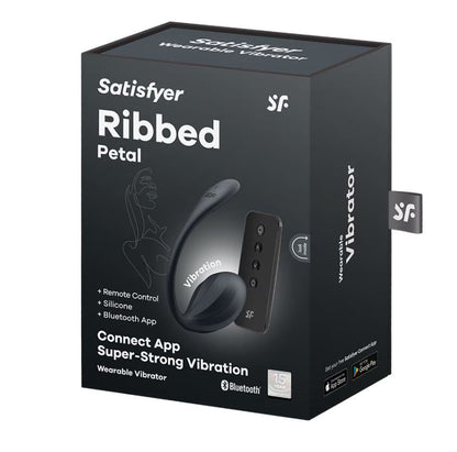 Satisfyer - Ribbed Petal - Nero