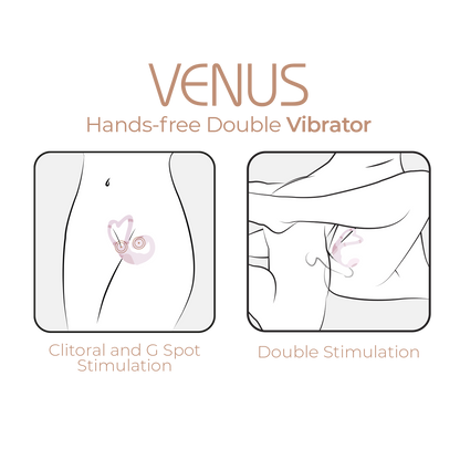 Adrien Lastic - Stimolatore Clitorideo e Punto G + App Venus - Rosa