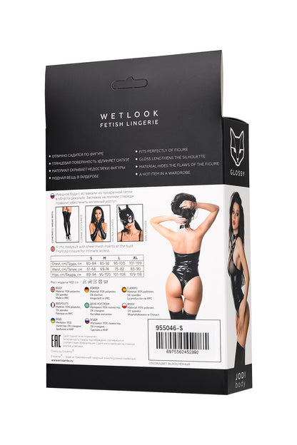 Glossy - Body Eco Pelle Mutanda Apribile e Seno Velato - Jodi