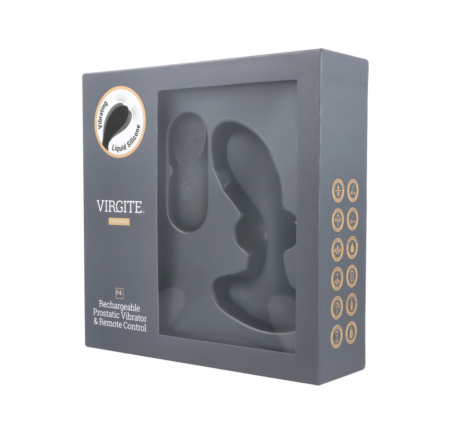 VIBRATORE PROSTATICO P4 CON TELECOMANDO