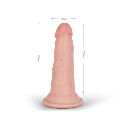 VSC Novelty - Knight Cock 3D Triple Density Dildo - 6"