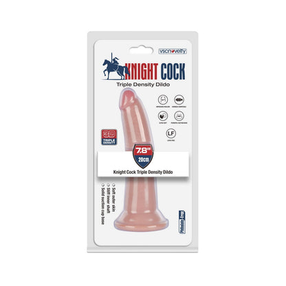 VSC Novelty - Knight Cock 3D Triple Density Dildo - 7.8"