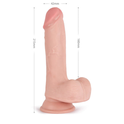 VSC Novelty - Knight Cock 3D Triple Density Dildo - 8.5"