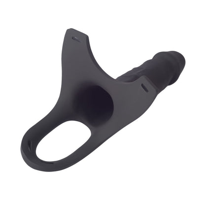 VSC Novelty - Strap-on con Dildo Cavo (Hollow) - 6" - Nero