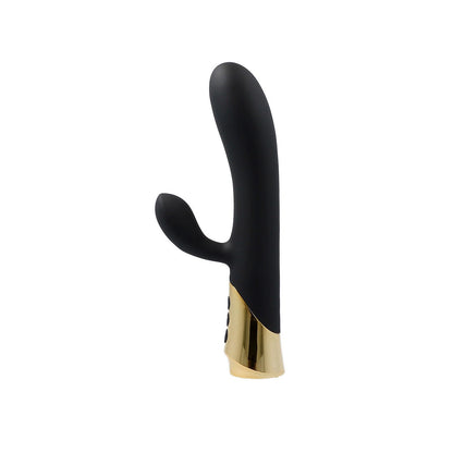 VIBRATORE IN SILICONE RICARICABILE ALLA CANNELLA CON CONIGLIO A TAPPO
