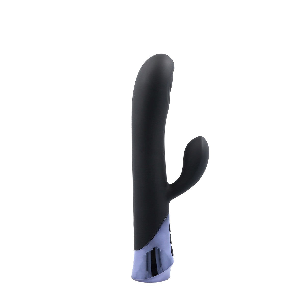 VIBRATORE IN SILICONE RICARICABILE HAVANA CON CONIGLIO E ASTA A BATTERIA