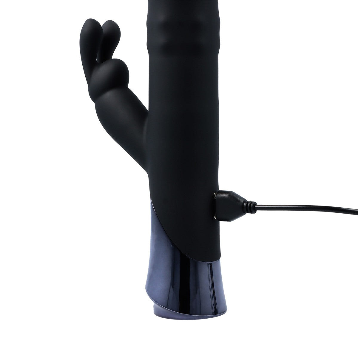 VIBRATORE CONIGLIO RICARICABILE SILVER FOX A SPINTA E ROTAZIONE