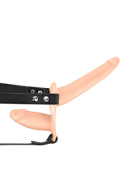 Fetish Tentation - Strap-On Harness Vibrante - Color Carne